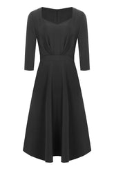 Elegant Burgundy A-Line Cocktail Party Dresses